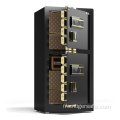 Tiger Safes 2 portes noir 120 cm de haut verrouillage des empreintes digitales